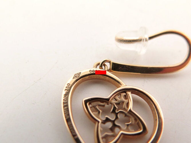 Boucles d'oreilles boucles d'oreilles LOUIS VUITTON idylle blossom coeur or jaune 18k 58 Facettes 267819