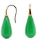Boucles d'oreilles Boucles d'oreilles pendantes en or avec pierre de jade 58 Facettes