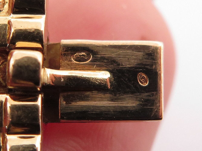 Bracelet bracelet CARTIER panthere 5 rangs diamants 1.58ct 18cm or jaune 18k 40gr 58 Facettes 270499