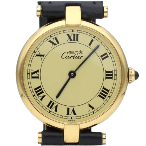 Montre Cartier Montre Must Vendome Vermeil 58 Facettes MT40925