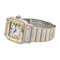 Montre Cartier Montre Santos Acier, Or jaune Spinelle 58 Facettes 3941445RV