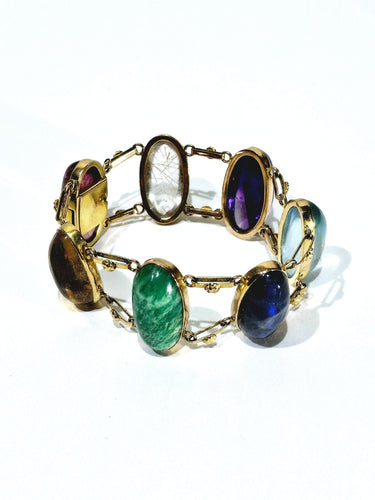 Bracelet Bracelet en or et pierres 58 Facettes