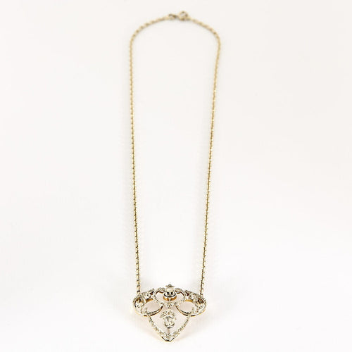 Collier Collier en Or jaune & blanc 18k 58 Facettes ARL0825