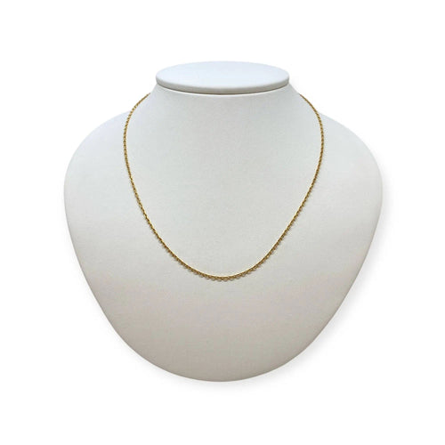 Collier Chaîne or jaune maille forçat 58 Facettes 330079250