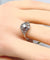 Bague 53 Bague or blanc diamants vers 1900 58 Facettes AB650