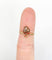 Bague 55.5 Bague victorienne or rose 18k trèfle orné de diamants taille roses (circa 1900) antique 58 Facettes A03066