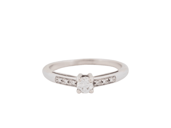 Bague 50 Bague solitaire Mauboussin Sel de ma vie en or blanc et diamant 58 Facettes 31102