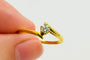 Bague 52 Bague solitaire en or jaune avec diamant taille brillant 58 Facettes 50305