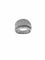Bague 53.5 Bague or blanc certifiée HRD avec diamants 58 Facettes