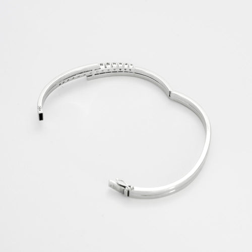 Bracelet Bracelet or gris et diamants 58 Facettes