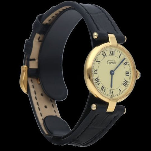 Cartier Must De Horloge Cartier Verguld zilver 