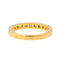Bague 53 Bague Demi alliance Or jaune Diamant 58 Facettes 4113262CN