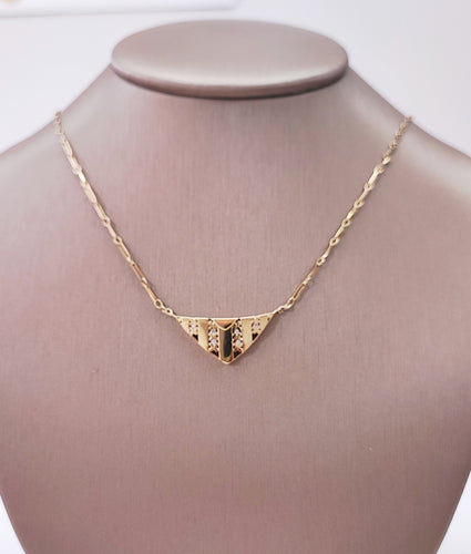 Collier Collier Art Déco en or jaune 58 Facettes Coll.ArtDec.1426