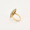 Bague 53 Bague Marquise or jaune et gris, opale et diamants 58 Facettes 250021