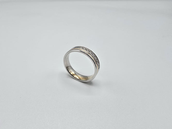 Bague 56 Bague Or Blanc Jaune / Rose sertie de diamants 58 Facettes 1-0000636/2