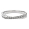 Bague 50 Bague Demi alliance Or blanc Diamant 58 Facettes 1338993CN