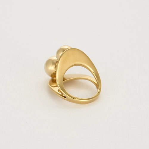 Bague 49 Cartier Dinh Van - Rare Bague en Or jaune 18k 58 Facettes 58FC23