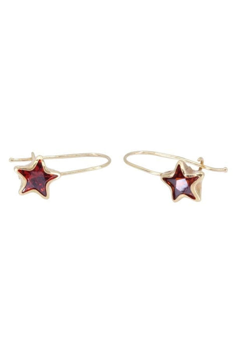 Boucles d'oreilles Boucles d'oreilles étoiles or jaune 58 Facettes 089421