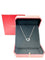 Collier CARTIER. Collection "Cœur et symbole", collier or blanc 18K 58 Facettes
