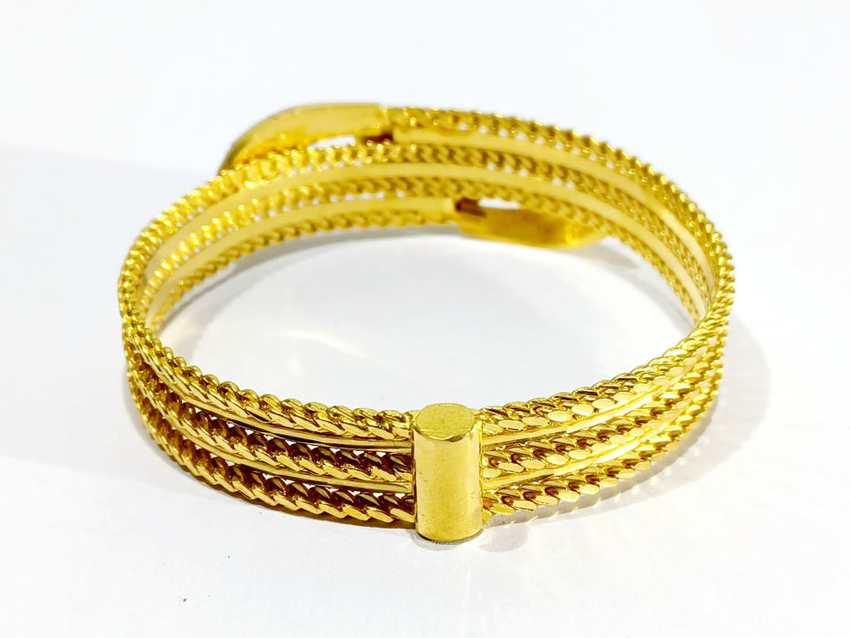 Bracelet Bracelet serpent or jaune et rubis 58 Facettes