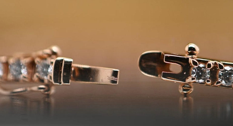 Bracelet Bracelet Tennis Or Rose Diamants 58 Facettes