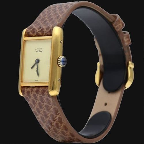 Montre Cartier Montre Tank Vermeil 58 Facettes MT42169