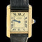 Montre Cartier Montre Tank Vermeil Must De Cartier Vermeil 58 Facettes MT43338