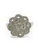 Bague Bague or blanc et diamants 1,10 ct 58 Facettes 00016101