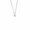 Collier COLLIER OR BLANC DIAMANT 0,15ct 58 Facettes M8927