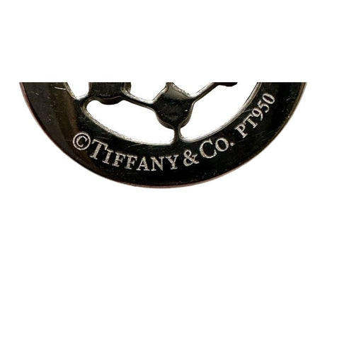 Kolye TIFFANY & CO Platin ve elmas 58 Facettes ile kolye