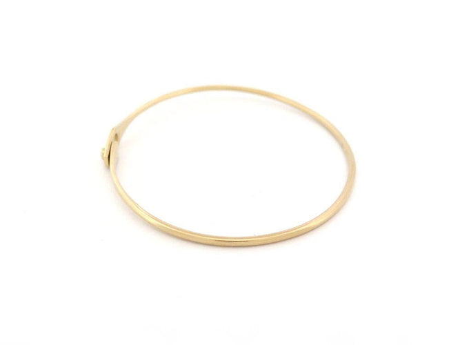 Bracelet bracelet DINH VAN serrure jonc 334106 16.5 en or jaune 18k diamant 58 Facettes 264952