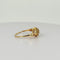 Yellow gold ring with diamonds 58 Facettes 2310011