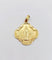 Pendentif Médaille religieuse or jaune 58 Facettes A05519
