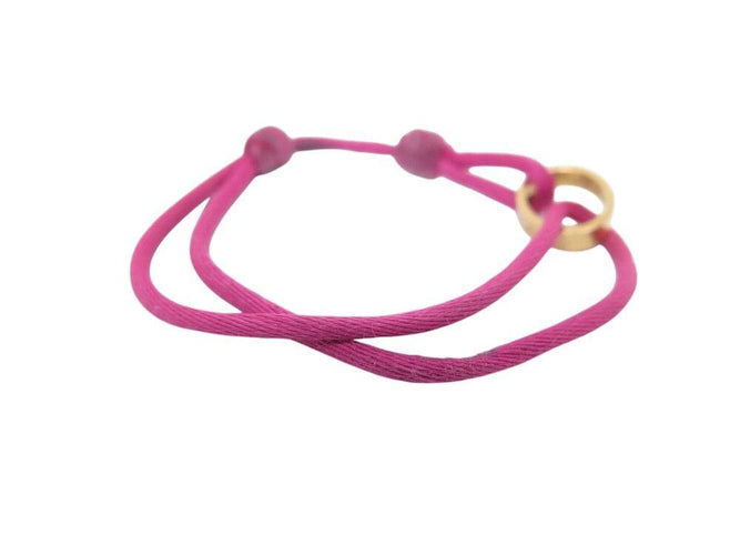 Bracelet bracelet CARTIER love anneau or rose sur cordon or rose 18k 13-24cm boite 58 Facettes 266940