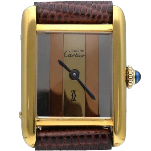 Montre Cartier Montre Tank Vermeil 58 Facettes MT42366