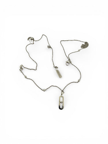 Collier Collier MESSIKA Move uno en or blanc et diamants 58 Facettes