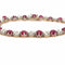 Bracelet Bracelet Rubis Diamants Époque fin 1900 58 Facettes 1.0000114/4