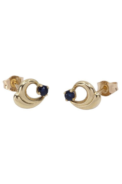 Blue spinel earrings