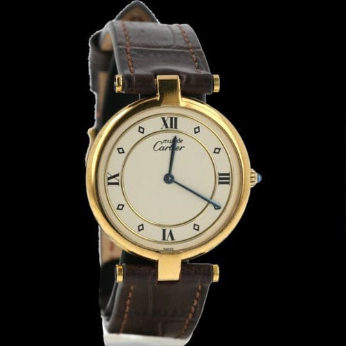Montre Cartier Montre Must De Cartier Vermeil 58 Facettes MT43321