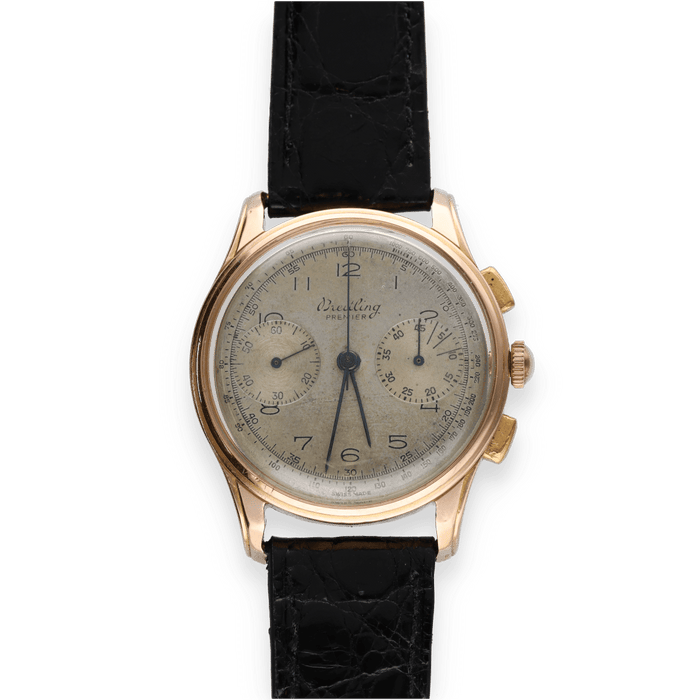 Montre BREITLING - Montre premier chronographe or rose 58 Facettes