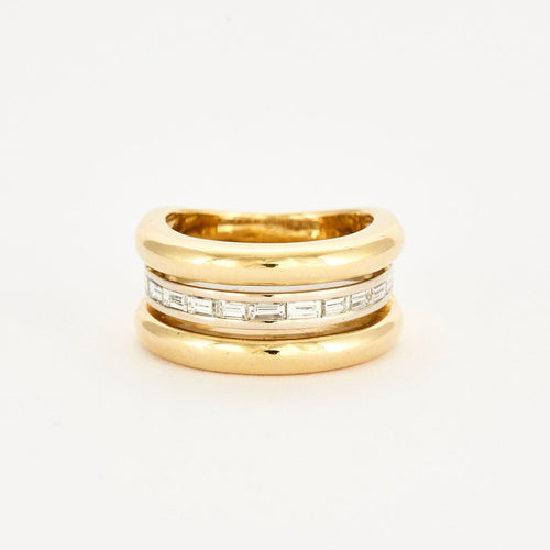 Bague 50 POIRAY – Bague 3 corps Diamants 58 Facettes