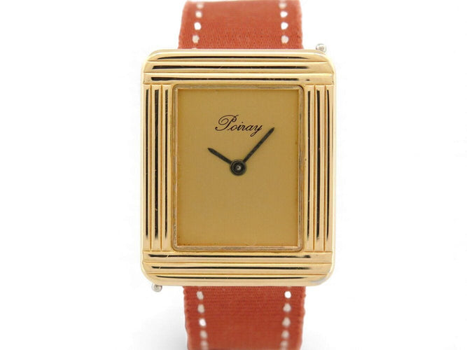 Montre montre POIRAY ma premiere or 18k & acier 30mm + bracelets revision 58 Facettes 271675