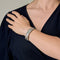 Bracelet Elegant Bracelet en or gris ,diamants et émeraudes 58 Facettes HAV1009