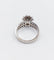 Bague marguerite vintage or blanc, 0,60 carat diamants serti illusion 58 Facettes A06236
