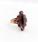 Bague 58 Bague marquise antique or rose 18k grenats sur paillons (circa 1890) 58 Facettes A05967