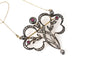 Collier Collier Art Nouveau avec diamants et rubis. 58 Facettes 10234