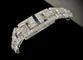 Bracelet Bracelet Art Déco en platine serti de 3,60 carats de diamants 58 Facettes