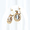 Boucles d'oreilles Boucles d'oreilles vintage ornées de diamants taille brillant et de spinelles 58 Facettes J00003070