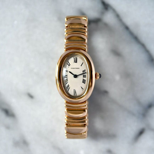 Montre CARTIER - Montre Baignoire Or Jaune Small 58 Facettes 375