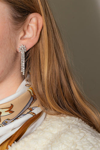 Boucles d'oreilles Boucles d'oreilles Pendantes Or blanc Diamant 58 Facettes 4901430CN